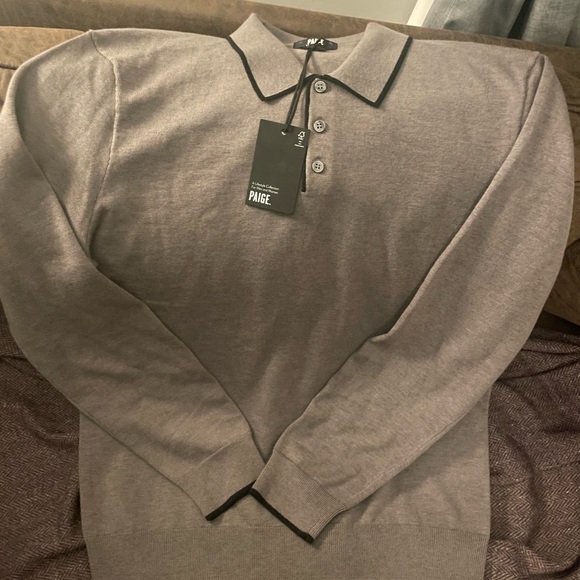 Paige Men’s half button sweater - Picture 3 of 4